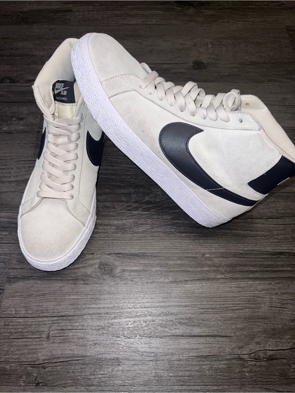 Nike Men’s 9 SB Zoom Blazer Mid Skate High-Top Sneakers Shoes Black Swoosh
